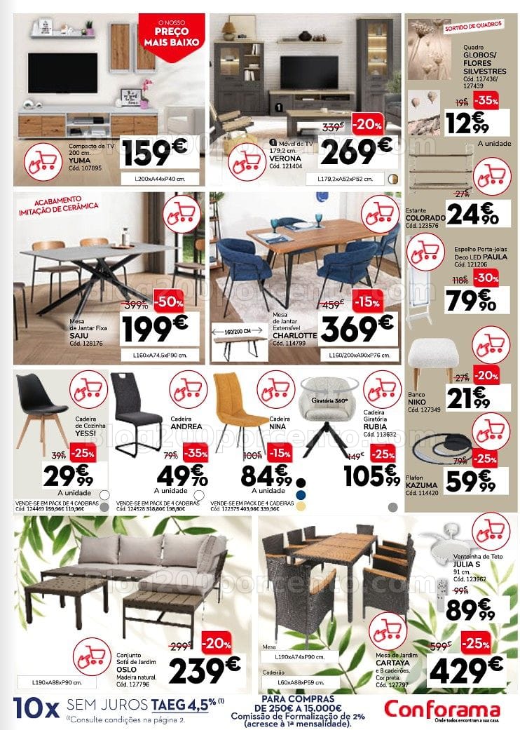 Antevisão Folheto CONFORAMA Promoções de 30 abril a 25 maio